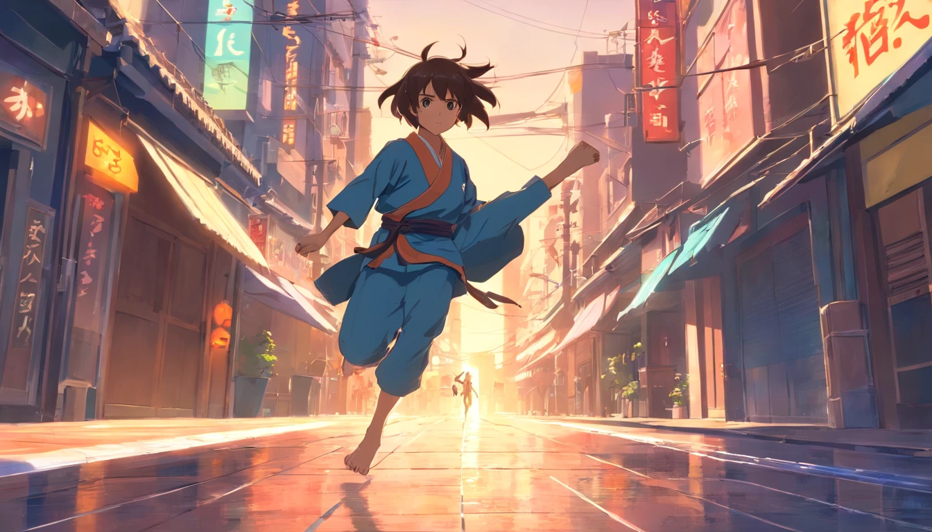 ninjartist,natta,Inside the city,Run at full speed,Full speed、Holding a sword,overlooks,