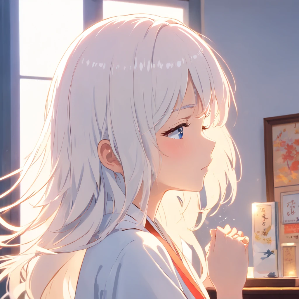 (white backgrounid:1.4),(Silhouette of a girl's head, closing her eyes, Long colored hair, Oriental elements)，(Chinese illustration:1.3，paper art:1.3, Art on upholstered paper:1.2),( reasonable design, 清晰的线条, High- sharpness,Best quality, Very detailed, Master parts, movie light effect, 4K )