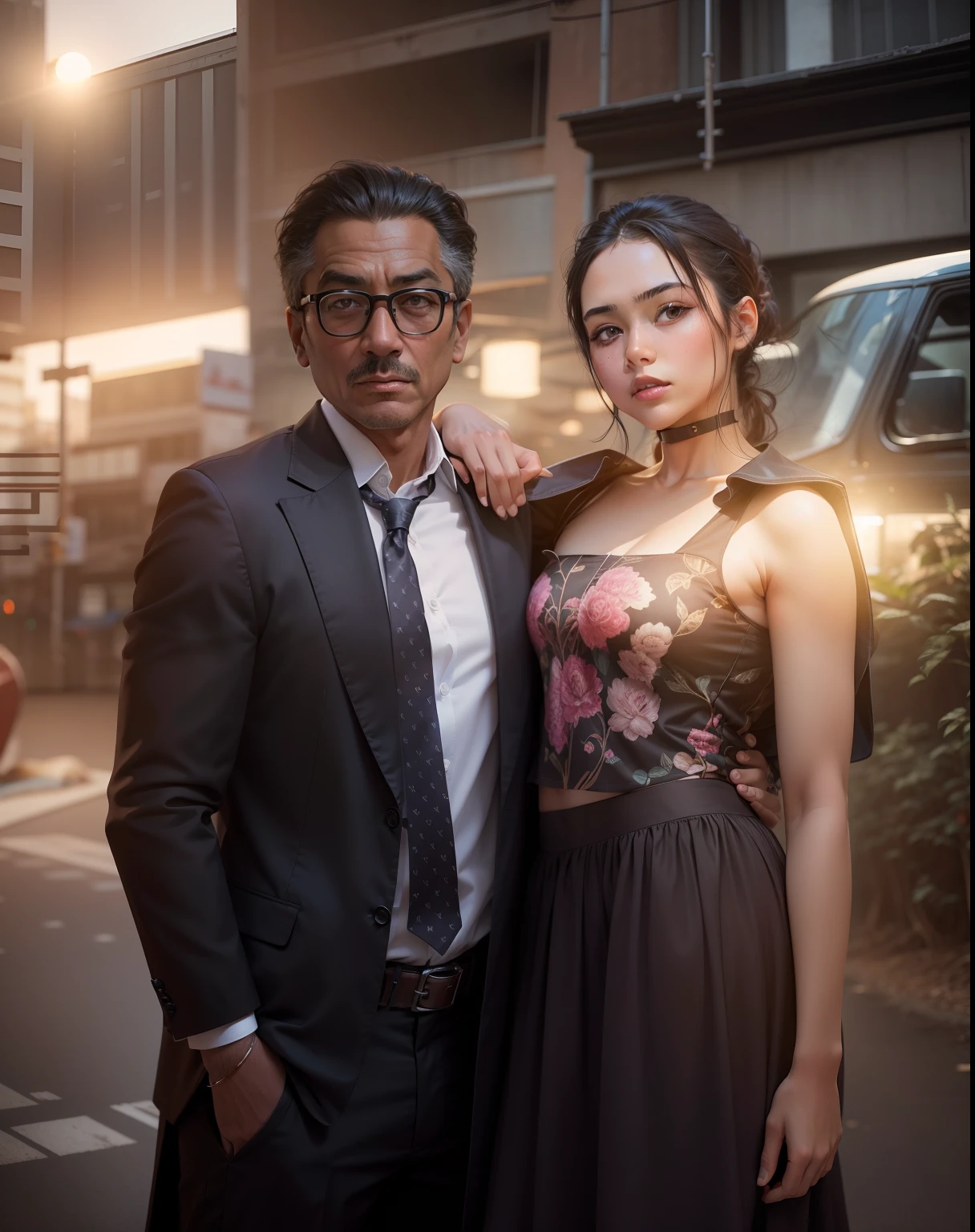 Change this model background photo
