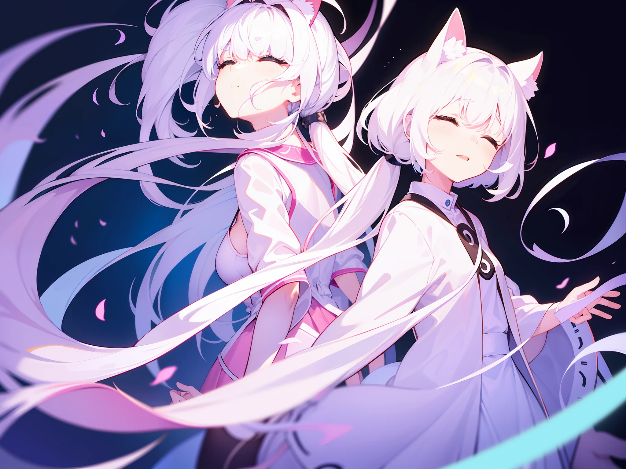 Both of them are sleeping faces