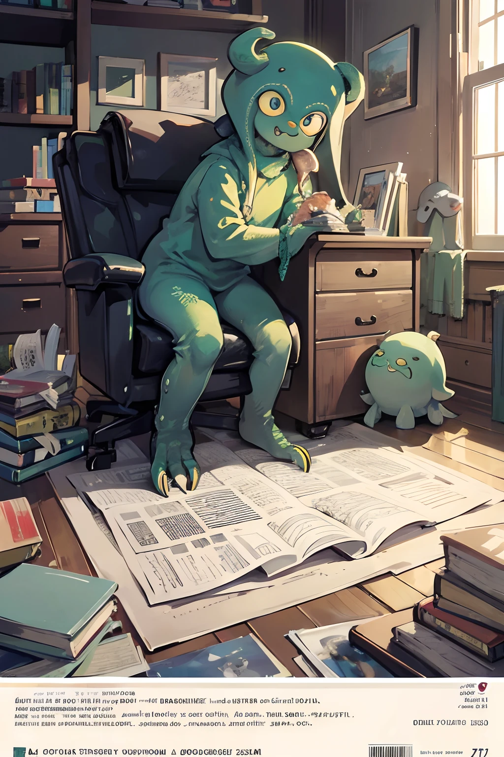 newspaper article, Cthulhu monster is coming