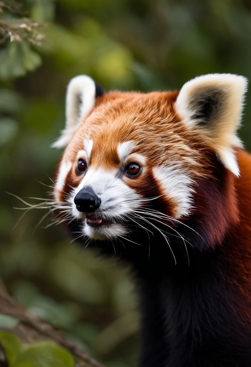 Red panda，Suspicious eyes，Critters，adolable
