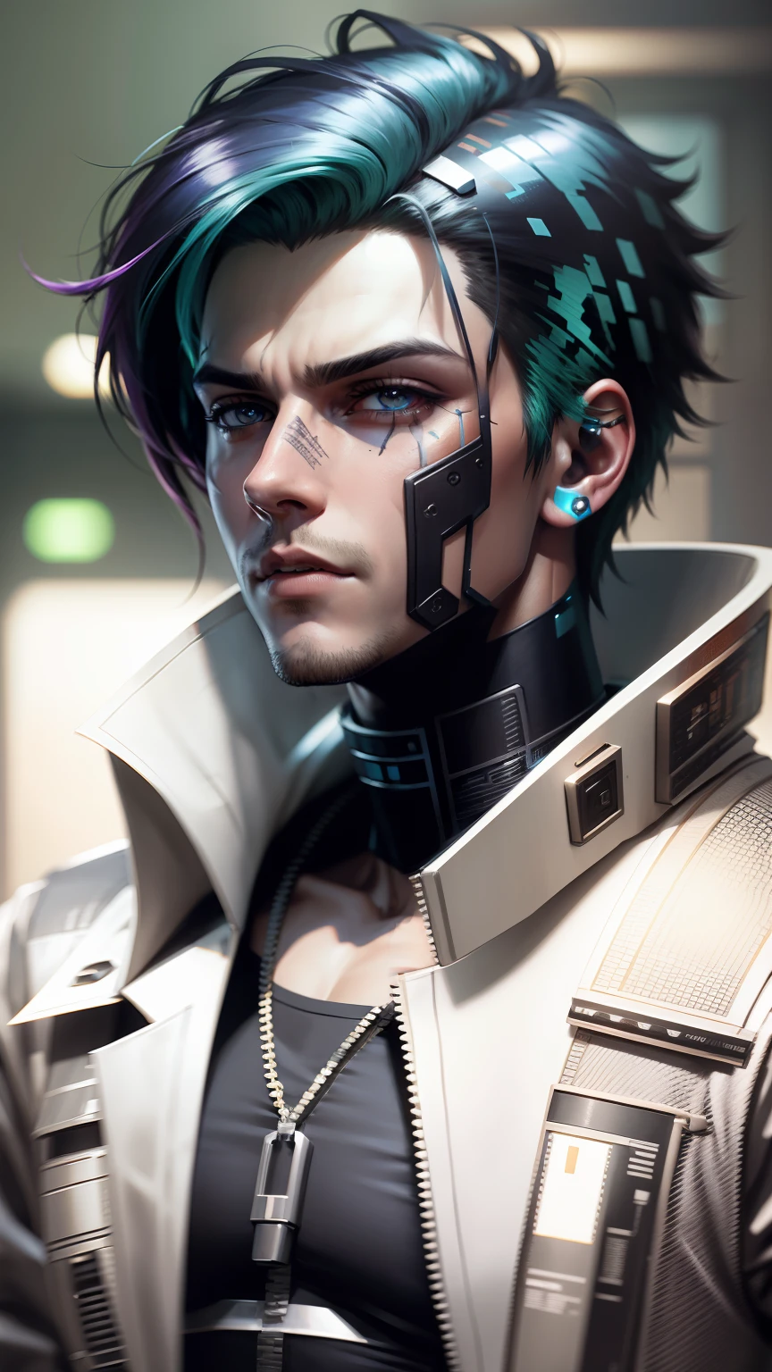 Change background cyberpunk handsome boy, realistic face, 8k ultra realistick,