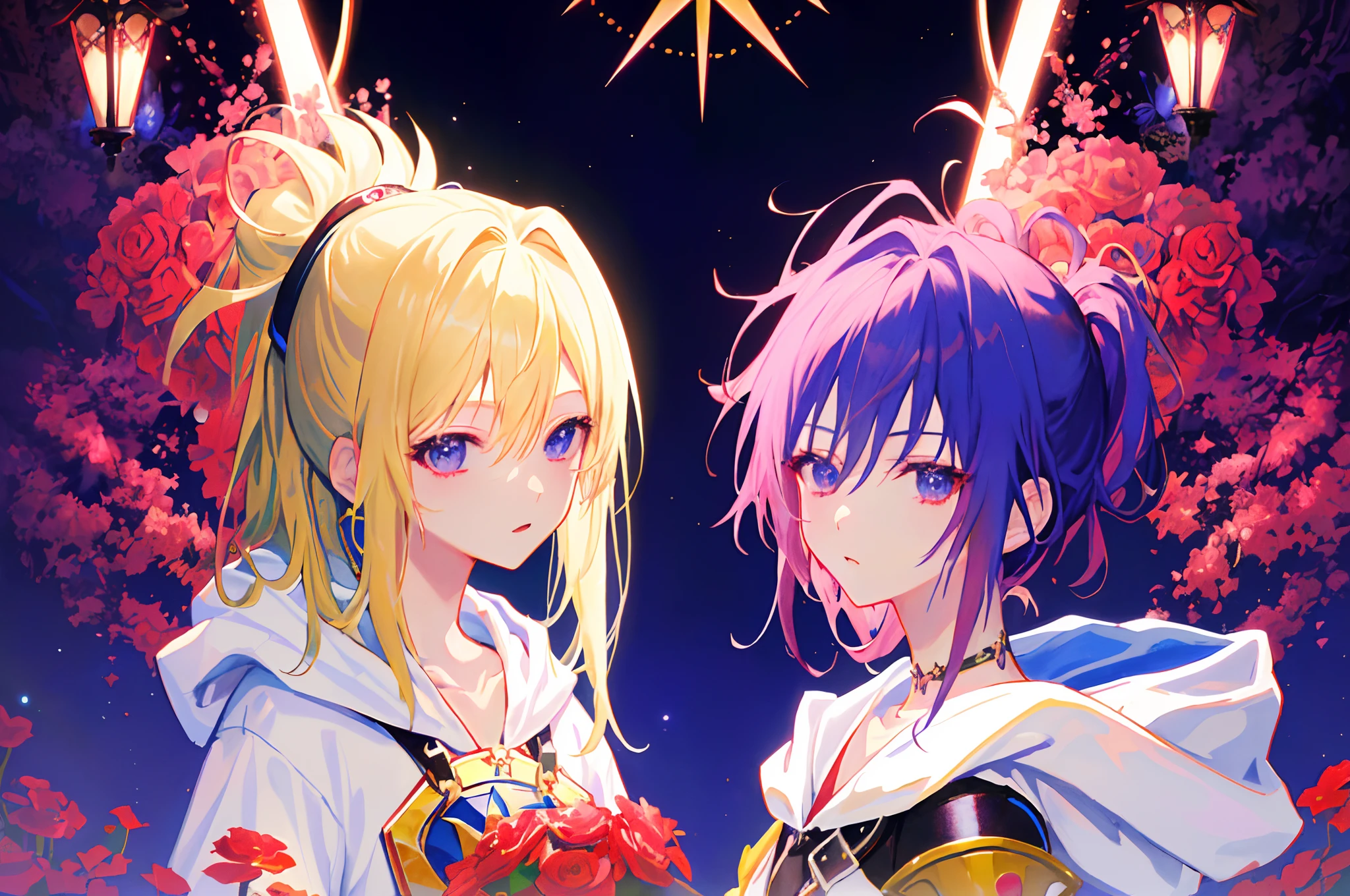 absurdres, highres, (official art, beautiful and aesthetic:1.2), (close view:1.2), Front composition, High quality、​masterpiece、Kingdom hearts、1 male、Sola、Please wear a white robe and hood、shining eyes