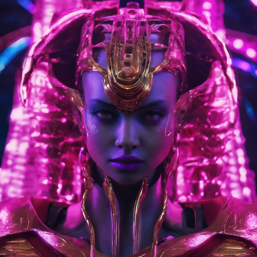 32K（tmasterpiece，k hd，hyper HD，32K）short detailed hair，Gold jewelry area in the back room，Flame Girl ，Yao Lang protector （realisticlying：1.4），Python pattern robe，Purple-pink tiara，Snowflakes fluttering，The background is pure，Hold your head high，Be proud，The nostrils look at people， A high resolution， the detail， RAW photogr， Sharp Re， Nikon D850 Film Stock Photo by Jefferies Lee 4 Kodak Portra 400 Camera F1.6 shots, Rich colors, ultra-realistic vivid textures, Dramatic lighting, Unreal Engine Art Station Trend, cinestir 800，Hold your head high，Be proud，The nostrils look at people