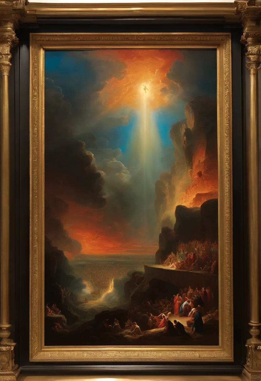 The Last Judgment in the style of British artist John Martin