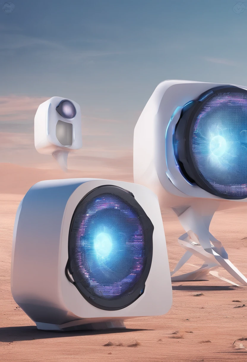 Ultra realistic scenery, two giant speakers, and a bit of background
