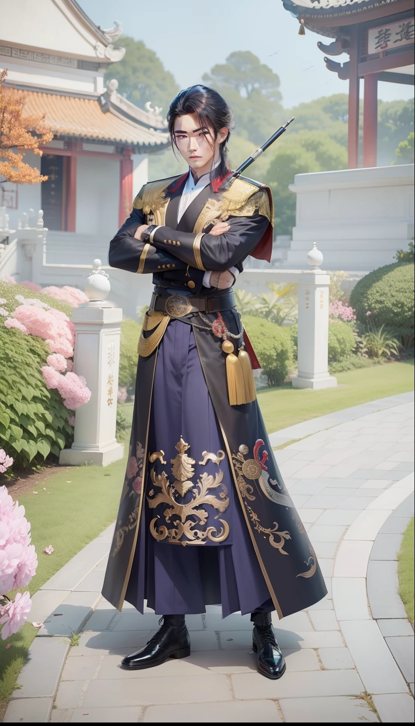 Fu heng, Homem, Chinese Armed Forces, oriental, CABELOS LONGOS PRETOS, China, jovem, rosto jovial, rosto de protagonista de Dorama, homem bonito, jovem