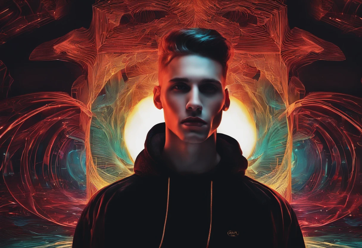 imagen para usar para una portada de un disco de musica trap-electro que sera subido a youtube... trap, poder, infierno, MUSICA, white BOY, dinero