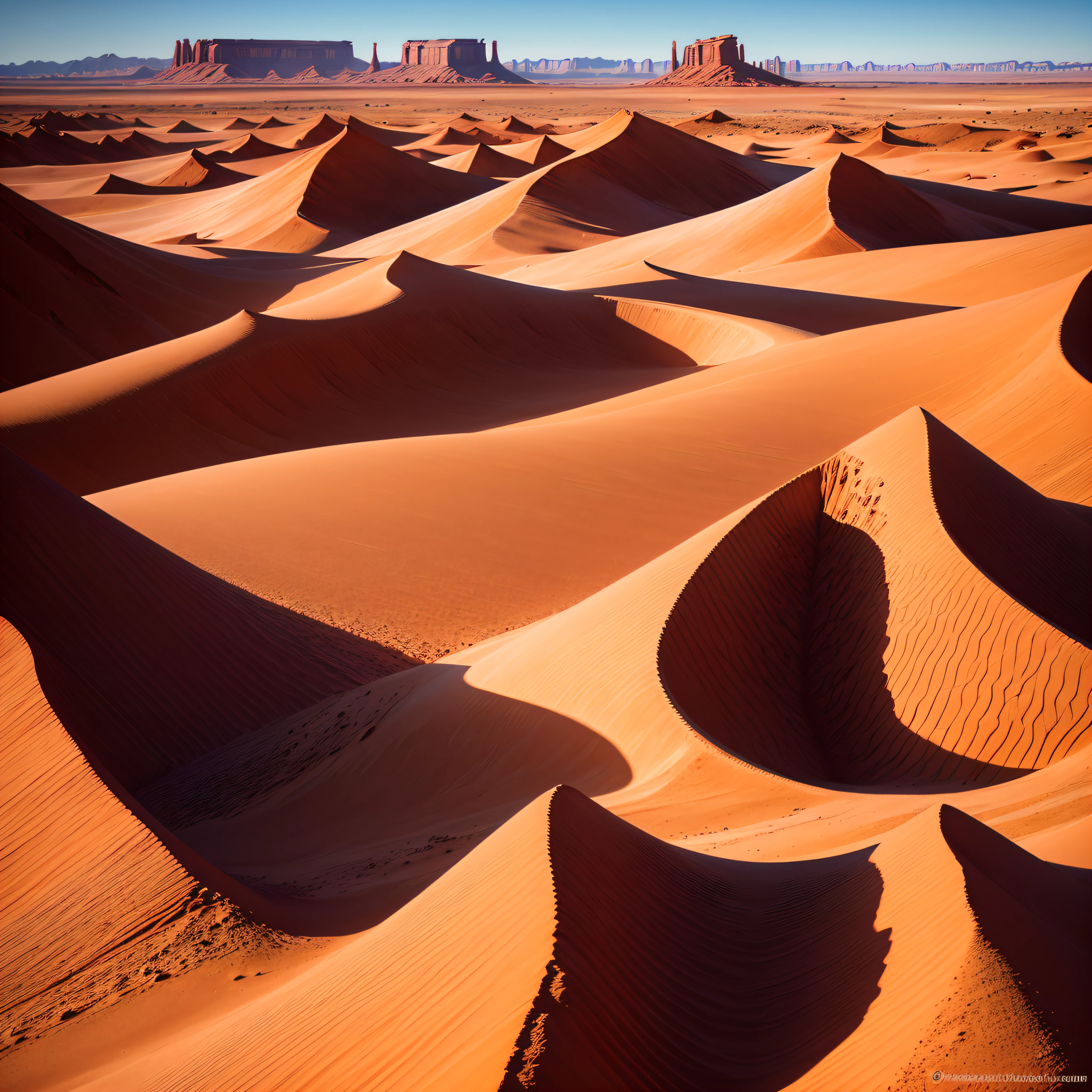 Desert Landscapes: The vast sand dunes of the Sahara Desert, the red rock formations of Monument Valley in the USA, and the unique beauty of the Atacama Desert in Chile all display the stark and striking beauty of arid landscapes.