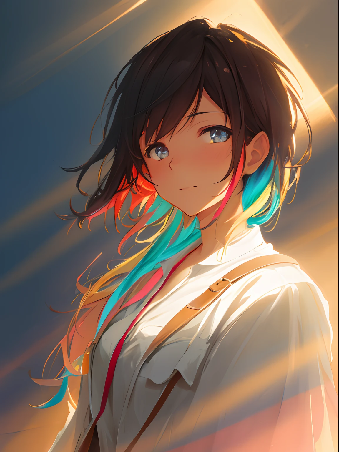 digital painting, best quality, ligne claire, vibrant colors, vivid colors, volumetric lighting. soft light, diffused lighting, radiant light rays, bloom, caustics, subsurface scattering, dreamlike,