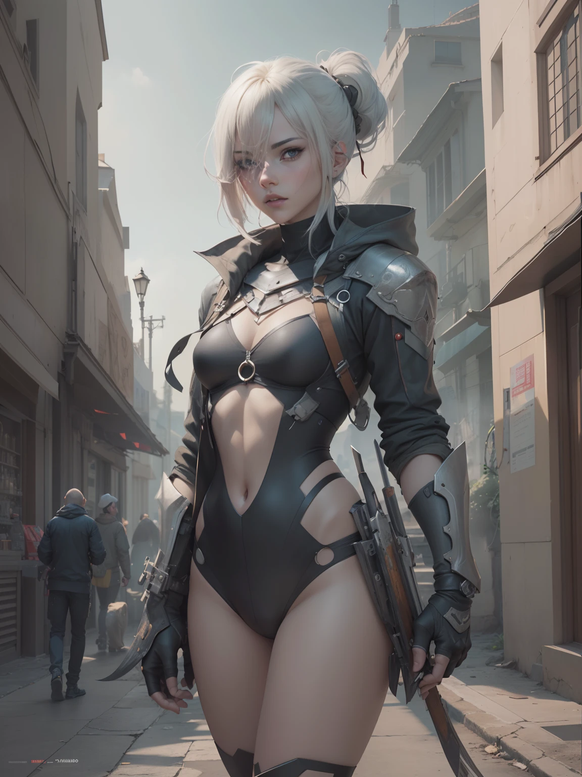 Anime - Imagen de estilo de un hombre con una espada y una armadura, Badass Anime 8K, por Yang J, Arte detallado del anime digital, Tendencias en ArtStation Pixiv, 2. 5 d cgi anime fantasy artwork, Arte detallado del personaje de anime, Guweiz en Artstation Pixiv, Arte detallado de alta calidad 8K, ilustraciones detalladas del anime, Arte conceptual digital de alta calidad