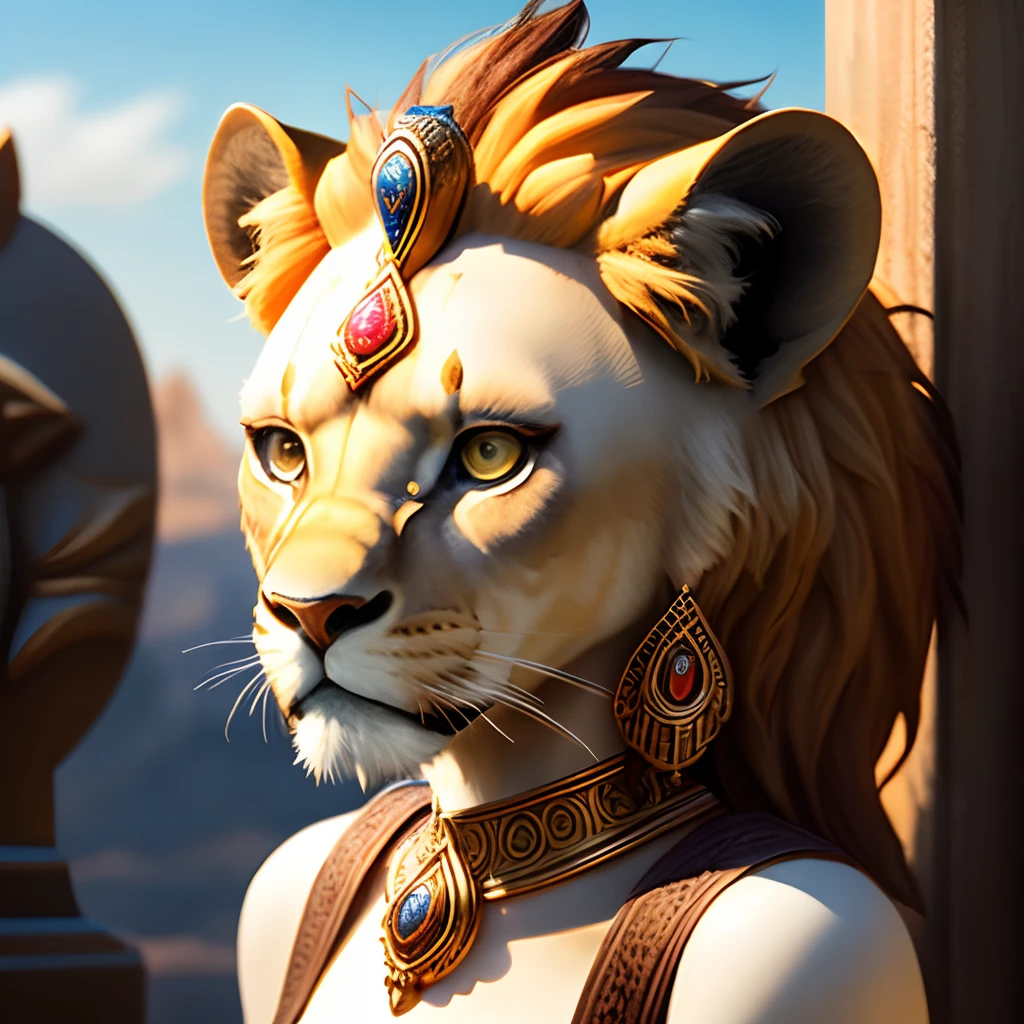 Realstick, Sekhmet, goddess, lioness head, lion head  Sekhmet, lion head woman