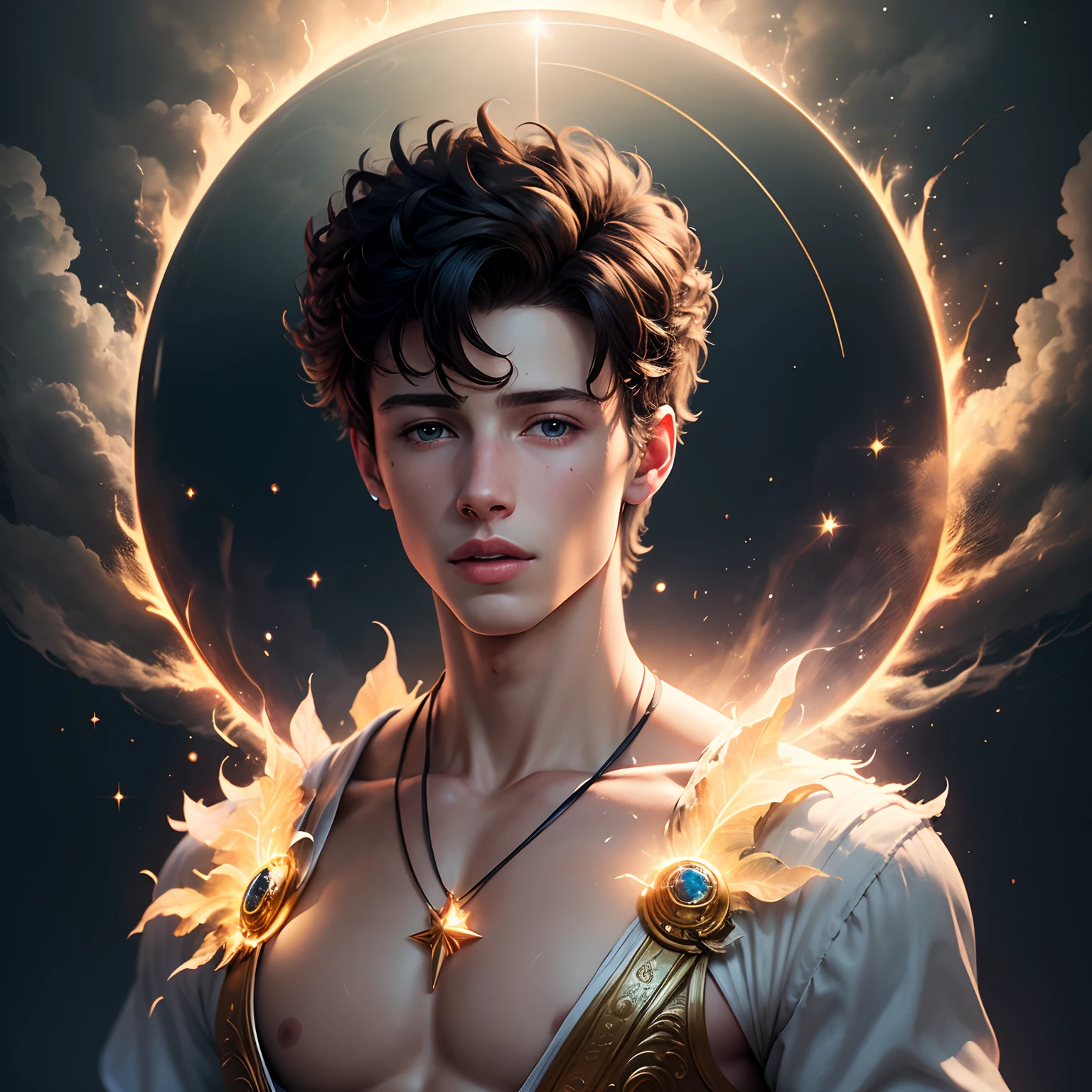 Shawn Mendes looking like a celestial being with healing powers, something that came from the heavens --auto