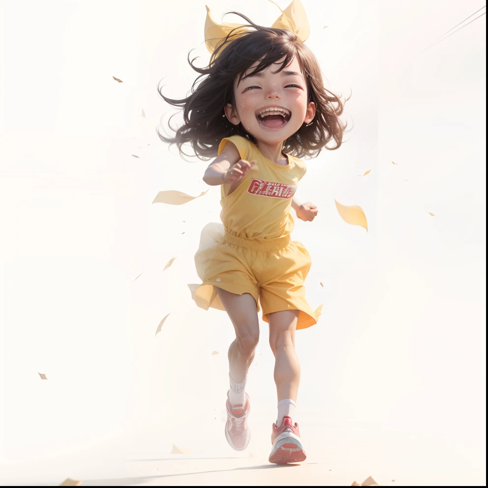 He's running with a lot of joy
