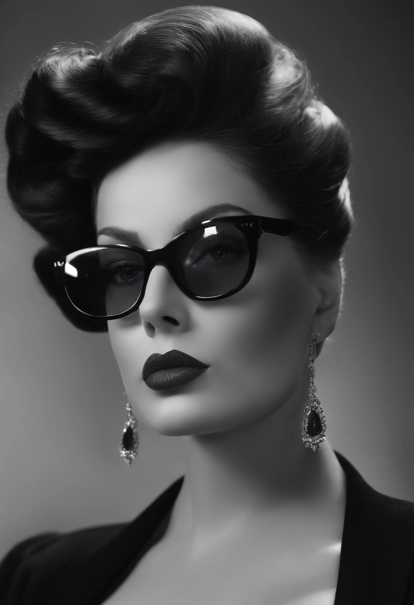 Uma menina bonita com cabelo escuro e grande, olhos castanhos bambi. His figure is curvy, os 3/4 tiro insinuando seus b-cups perky. Ela tem vinte e poucos anos. Blusa Whitout, e veste elegante, timeless glasses.Uma menina bonita com cabelo escuro e grande, olhos castanhos bambi. His figure is curvy, os tiro insinuando seus b-cups perky. Ela tem vinte e poucos anos. Blusa Whitout, e veste elegante, timeless glasses.