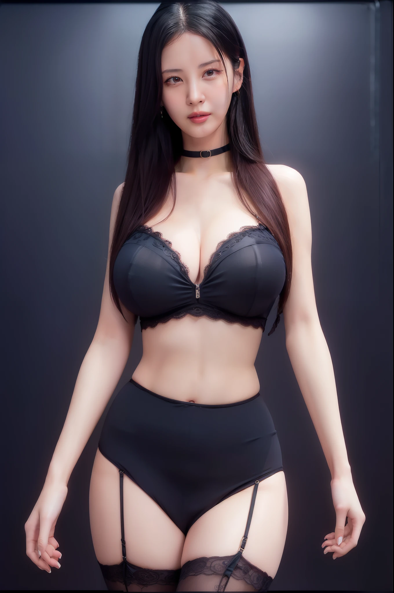 (((masterpiece))), ((best quality)), detailed, solo, 1girl,lingerie, stockings, seductive pose,(rain),breast curtains, ((big breast)), (big cleavage), (big cuvy hips), (narrow waist ) (looking at viewer:2), absurdly long hair, long eyelashes, eyeshadow, small face, big eyes,bare shoulders, high contrast,ultra-high-definition, outstanding details, 8K, Blush face, attractive collarbone, sexy shoulders, blushing cheeks, nikon z9, 30mm lens, sharp focused face, f/4, iso 200, shutter 1/250, beauty light, medium shot, raw ,intricately detailed, award winning photograph, good contrast, high sharpness, facial symmetry, bokeh, ultra-detailed