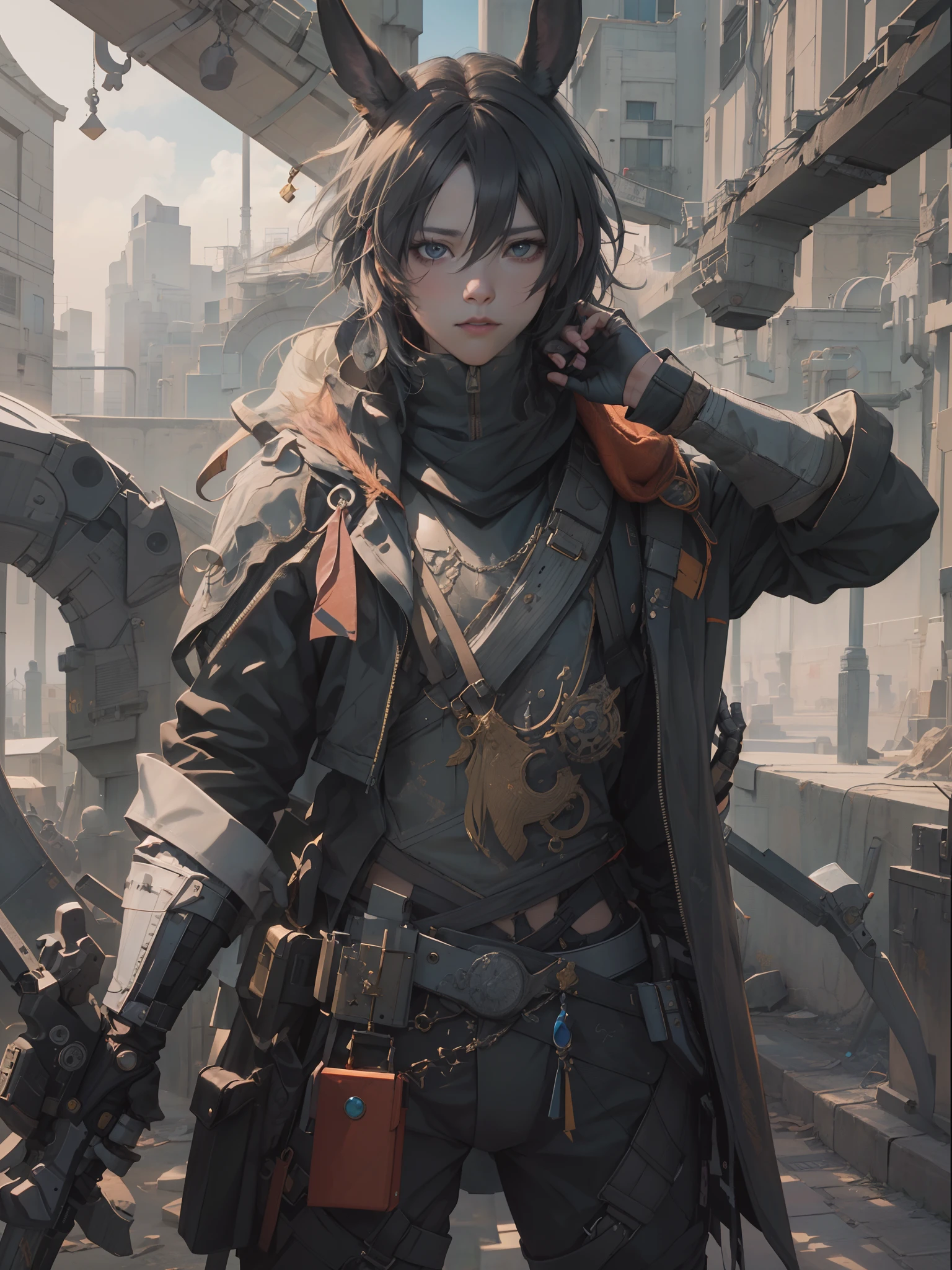Anime - Imagen de estilo de un hombre con una espada y una armadura, Badass Anime 8K, por Yang J, Arte detallado del anime digital, Tendencias en ArtStation Pixiv, 2. 5 d cgi anime fantasy artwork, Arte detallado del personaje de anime, Guweiz en Artstation Pixiv, Arte detallado de alta calidad 8K, ilustraciones detalladas del anime, Arte conceptual digital de alta calidad