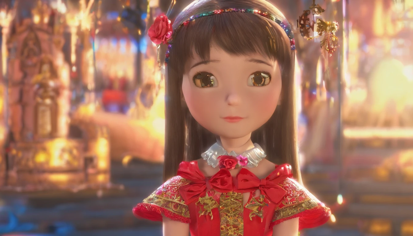 tmasterpiece,Best Picture Quality,high detal,Light and shadow texture,ultra-clear,A young girl in a gothic loli dress,Extremely complex patterns,suns