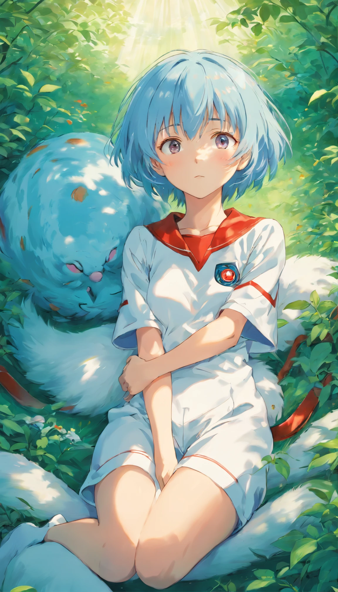 Rei Ayanami durmiendo