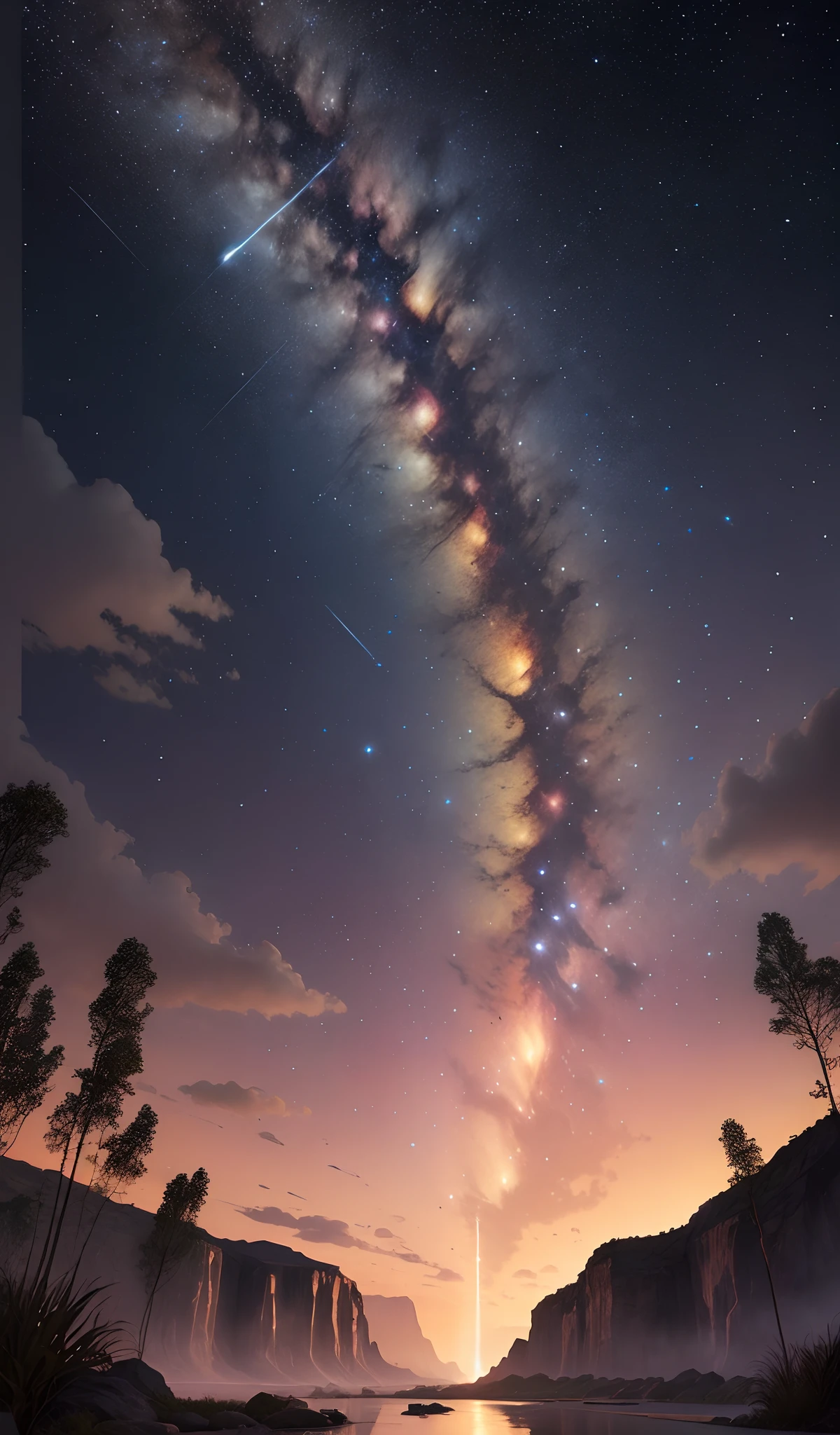 Master Parts, Gorgeous, landscape, (((DDIM_Humadim))), natta, florals, garden, Starry sky, constellation, magnifica, Vista, Water, hot, Heartfelt, peaceful, meteors, cosmic, Magic, magia, Granular, righteous, ((fireflys))