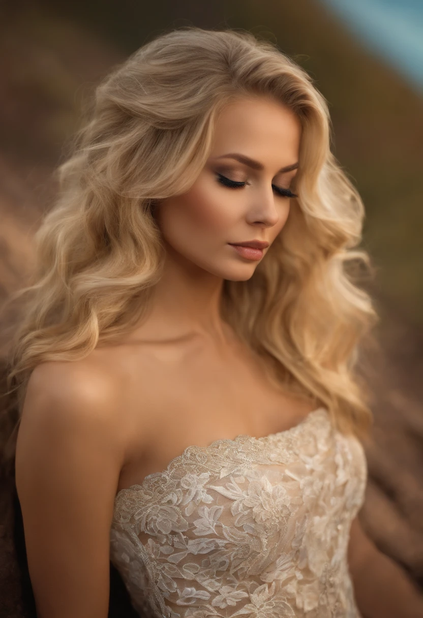 Beautiful young woman nude legs porn model spread with long wavy blonde hair looking at the lens in front, detailed alluring eyes, gros sein, ((Detailed facial features)), (finely detailed skin), pale skinned, realistic skin texture, extreme skin details, (Pores:0.1), best quality masterpiece, photoreallistic, Hyperrealistic, Detailed, 8k, Hdr, (couleur douce: 1.2), faible profondeur de champ, broad light, high contrast, contre-jour, fleurir, light sparkles, aberration chromatique, mise au point nette, photo couleur RAW, without background blur, gros seins