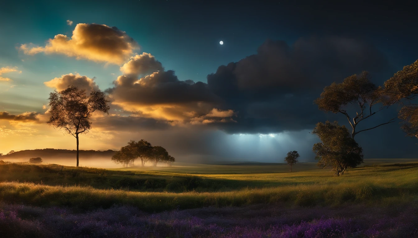 (Imagem de uma pessoa transformando uma nuvem escura de energia negativa em uma aura de energia positiva e brilhante.)