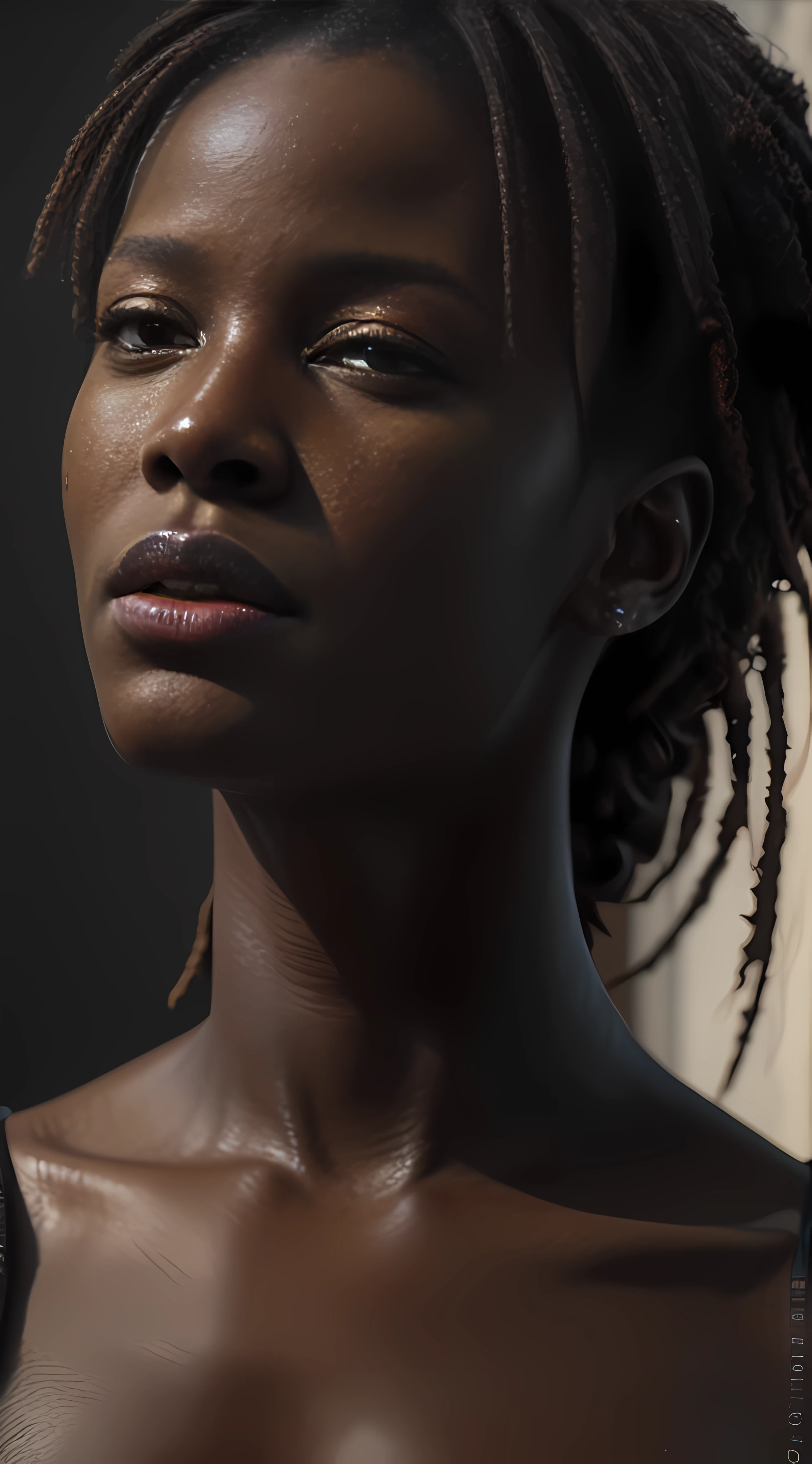 Beautiful African girl, Tribal scaring, Atlantic Coast, Jola tribe, sengal, perfect composition, beautiful detailed intricate insanely detailed octane render trending on artstation, 8 k artistic photography, photorealistic concept art, soft natural volumetric cinematic perfect light, chiaroscuro, award - winning photograph, masterpiece, oil on canvas, raphael, caravaggio, greg rutkowski, beeple, beksinski, giger, Photorealistic digital art, vibrant color palette, captivating lighting, Unreal Engine 5.