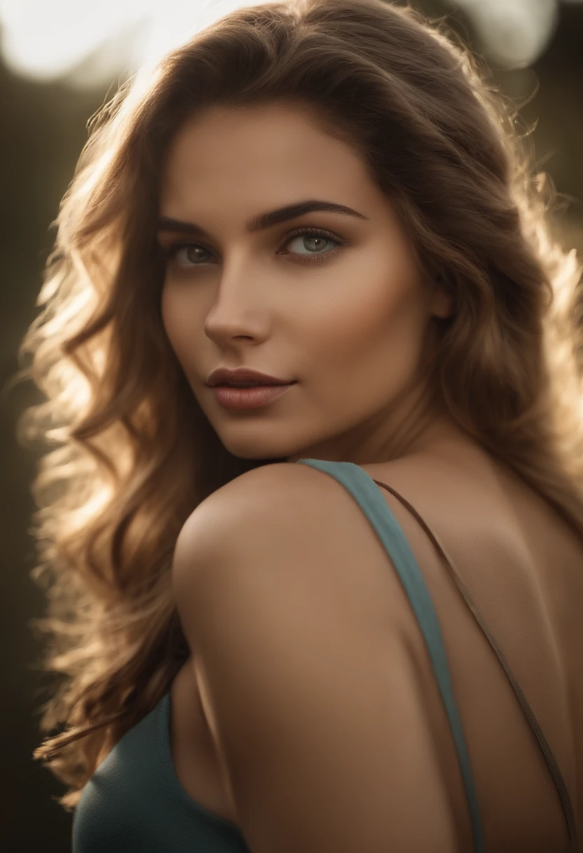 Fotografia RAW, melhor qualidade, master part, uma mulher extremamente bonita, extremamente detalhado, unidade, Papel de parede 8K, incredible detailed, finamente detalhado, master part, melhor qualidade, Arte Oficial, extremamente detalhado CG unidade 8k papel de parede, ultra-detalhado, Altas, extremamente detalhado, claro, concentrado, (melhor qualidade), (Realistic, photo-realistic:1.6), 8k, clear lighting, alta qualidade, Cinematic lighting, 1girl, Centrado, corpo inteiro, medium-sized blonde hair, Olhos azuis claros, adolescente(15 anos),perfect fingers, corpo, peitos medios grandes, decote, half-naked