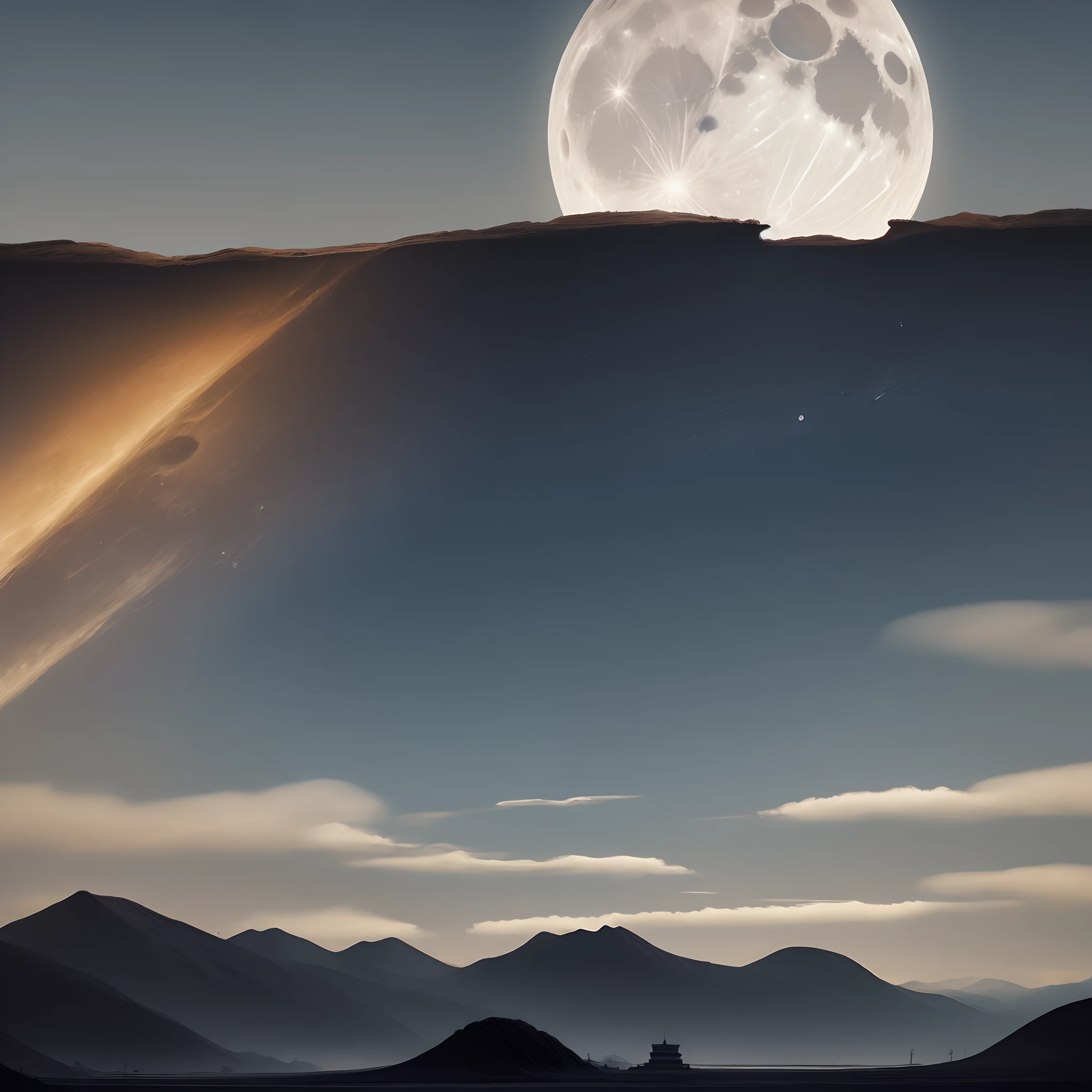 flats dark simple natta stele a moon landscapes