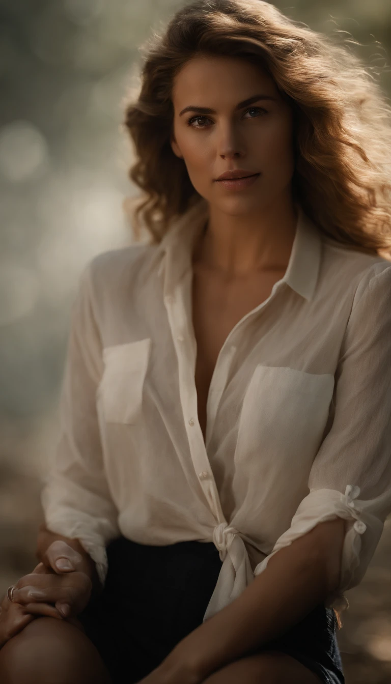 profissional, (4K Photo:1.1) por (Jeremy Lipking:0.3), (Dittmann Anna:0.3), (Marcos Ariano:0.3), (foco nítido:1.3), High detail, Usando (camisa apertada:1.2), Rosto bonito e detalhado, hazelnut eyes, longos cabelos loiros, (mulher jovem atraente:1.3), (sedutor:1.1), (Corar:1.1), Forma do corpo da ampulheta, seios pequenos e redondos, quadris largos, 24yo
