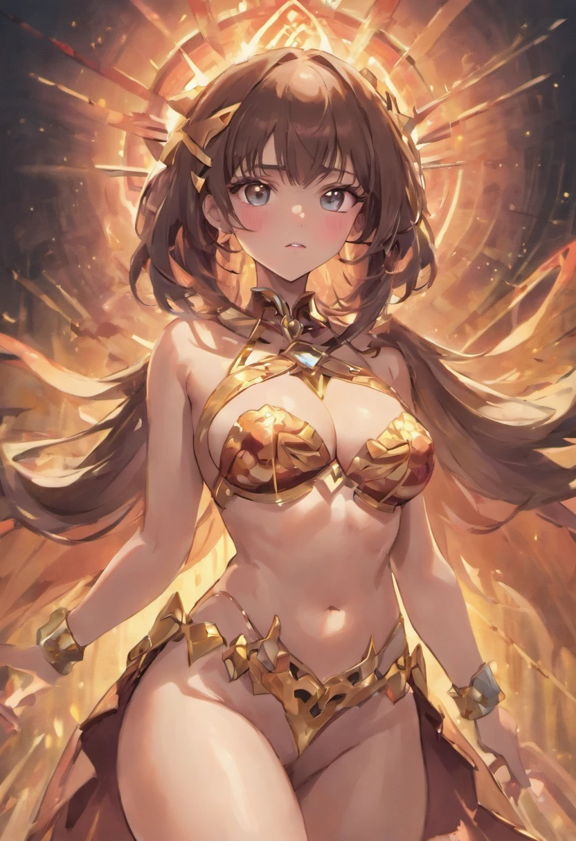 realistic illumination,top Quority,Resolution of 8K,tmasterpiece:1.3,Clear focus:1.2,1个Giant Breast Girl,delicated face,二重まぶた,largeeyes,Sexy expression,Perfect anatomical physique,Beautiful Women with Perfect Figure:1.6,Big breasted 1.7,long and dark brown hair,Bigchest:1.8,Armor,Long knives,magia,exteriors,during night:1.1,1080p,hyper HD,textureskin,super detailing,best qualtiy,high detal,high high quality