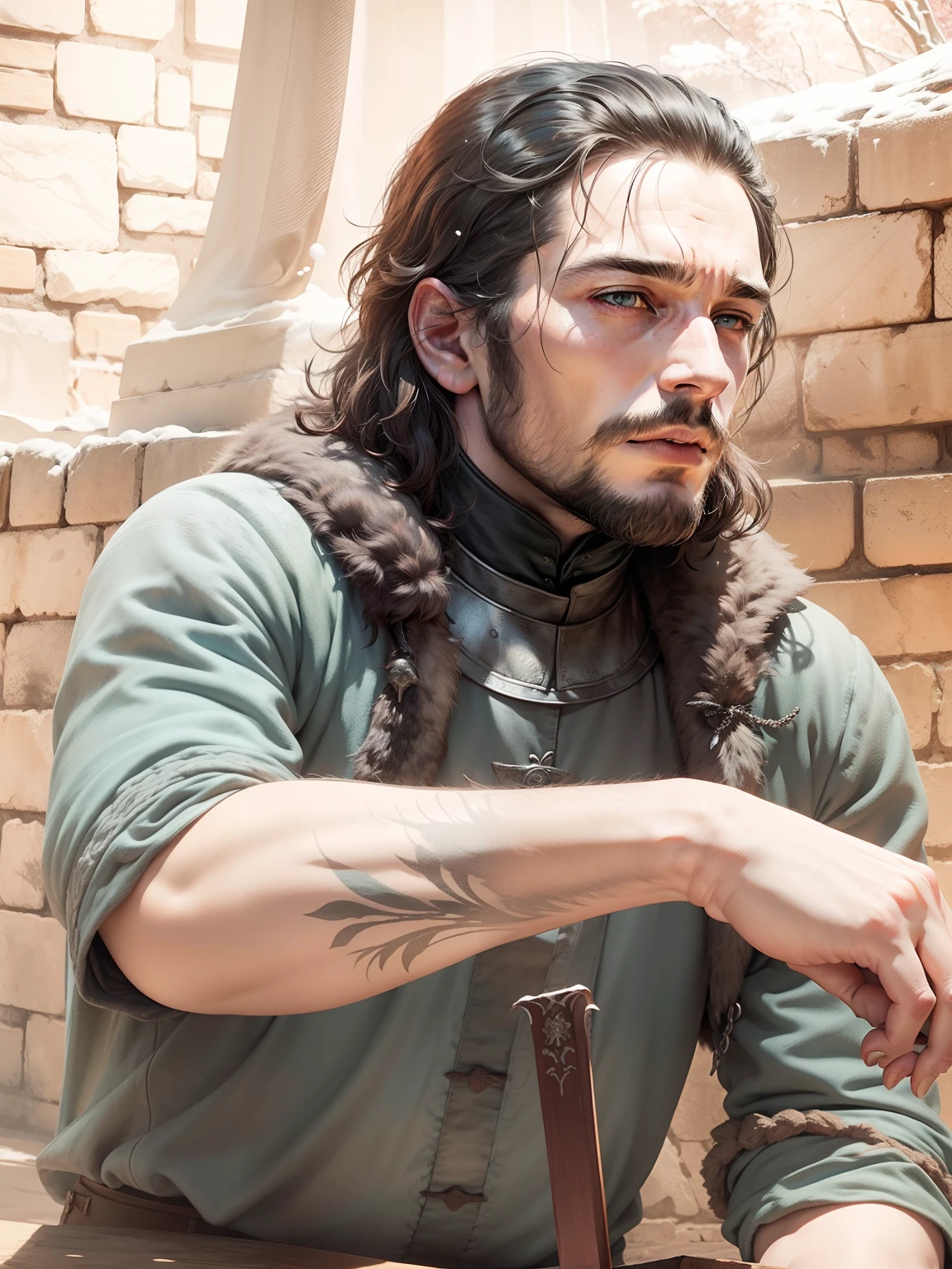 Game of thrones, king in the north, John snow