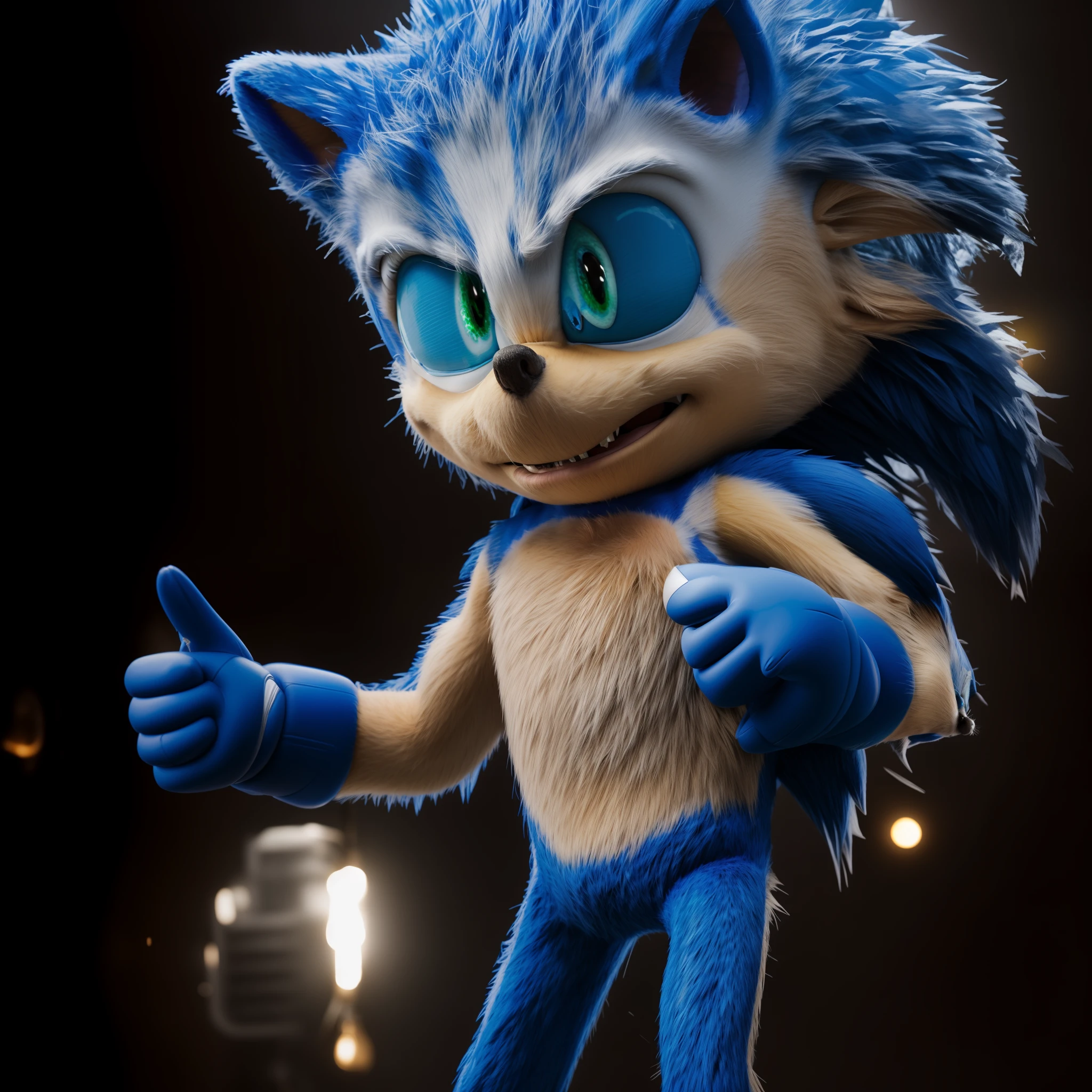 Sonic the Hedger в Sonic the Hedger, In the new action movie "Sonic", Movie Sonic, Sonic the Hedgehog, Portrait of Sonic the Hedgehog, Sonic looks like this, As if he is in shock, From Sonic, Sonic the Hedgehog in surreal, Sonic the Hedgehog, sound, anthropomorphic blue hedgehog, Sannik, Illustration of Sonic the Hedgehog, Sonic game