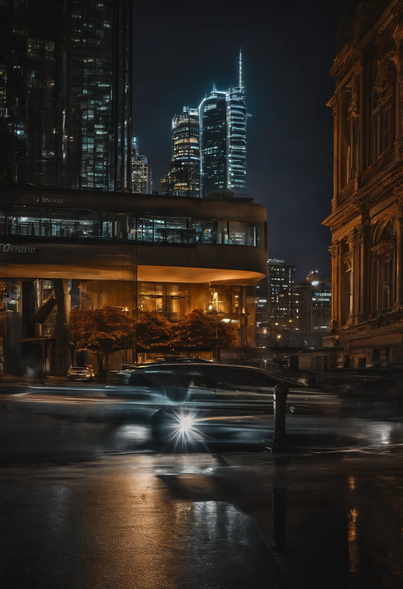 perssonage cyber punk,urban buildings,com fundo preto,tmasterpiece,True Restoration,Aprimore os detalhes,Fujifilm XT3 Uma obra-prima de pintura realista,melhor qualidade,8k UHD,digital SLR camera