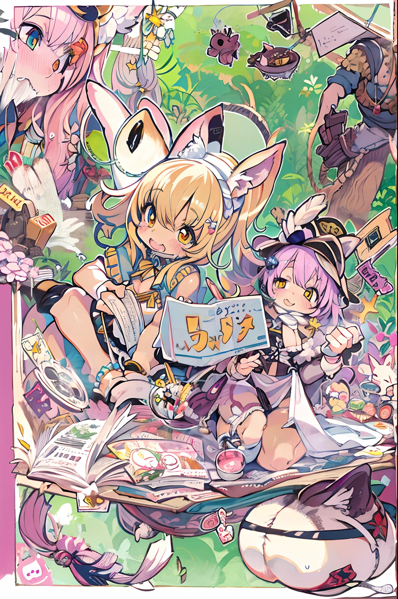 Alice \(Alice in Wonderland\),kawaii、tiny girl、Cheshire Cat