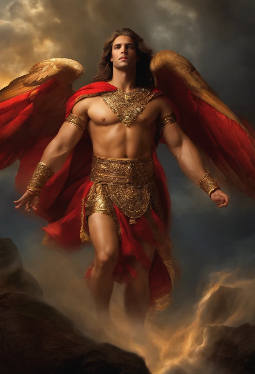 God giving strength and courage to the human being