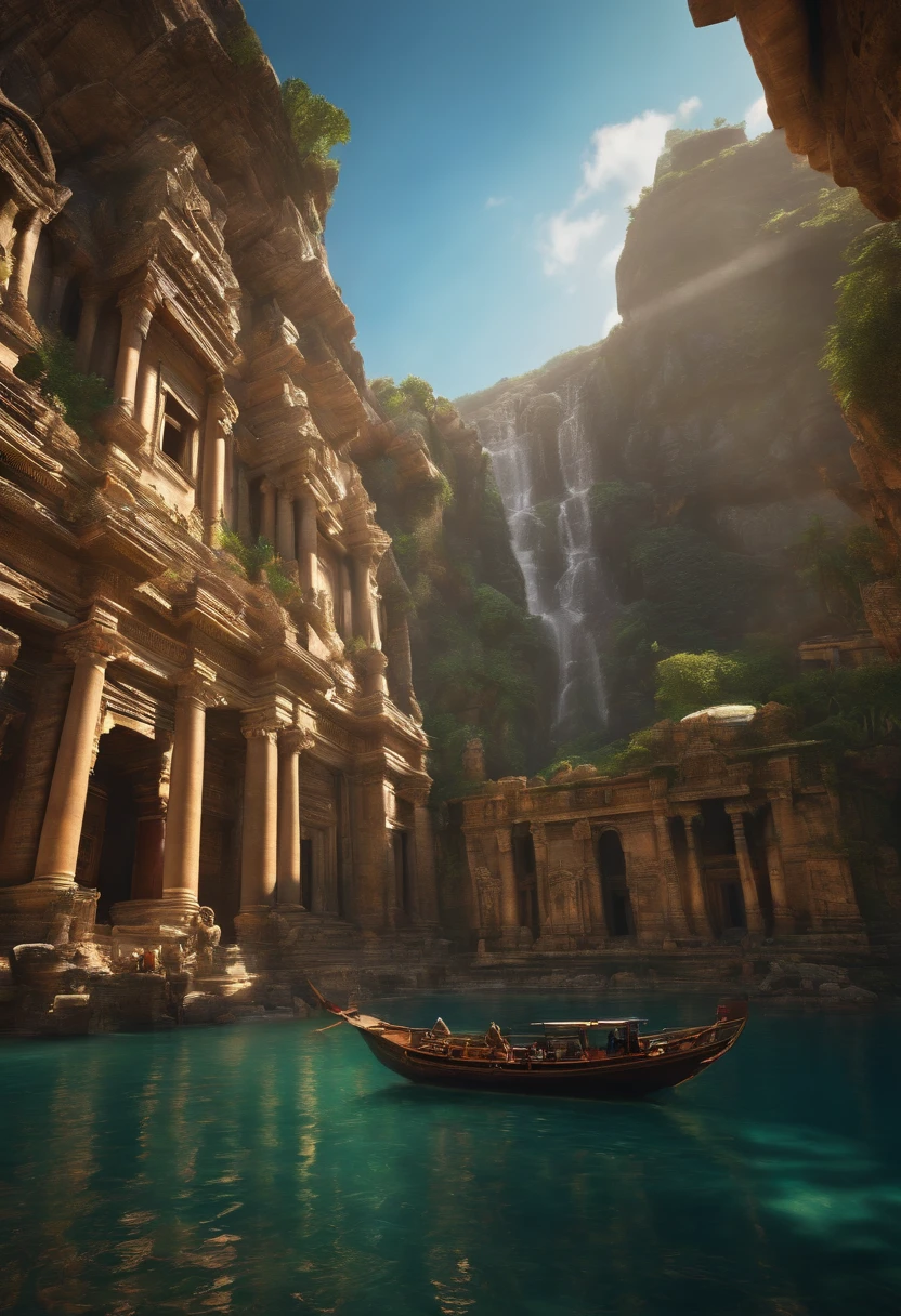 (Ultra photo realsisim, Intricate, epic cinematic scenery), (Mind Destroyers search for the legendary Lost City, full bodyesbian) (In the bustling port), (Intricate, A lot of small details, Amazing lighting, stunning environment), (Colorful, Ultra photo realsisim, High quality, Highly detailed, Sharp focus, 8K UHD, ultra-realistic realism)