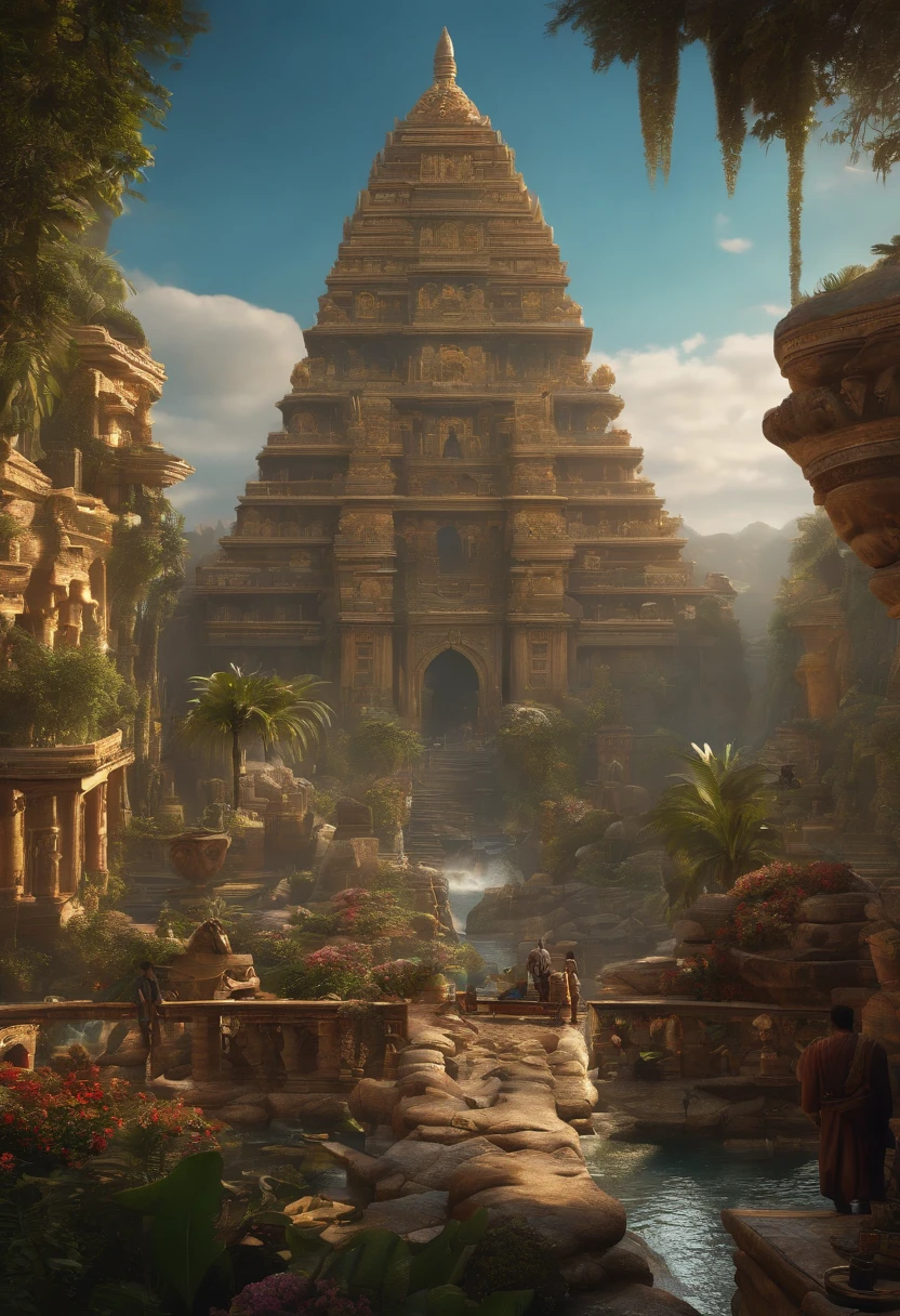 (Ultra photo realsisim, Intricate, epic cinematic scenery), (Mind Destroyers search for the legendary Lost City, full bodyesbian) (In the bustling port), (Intricate, A lot of small details, Amazing lighting, stunning environment), (Colorful, Ultra photo realsisim, High quality, Highly detailed, Sharp focus, 8K  UHD, ultra-realistic realism)