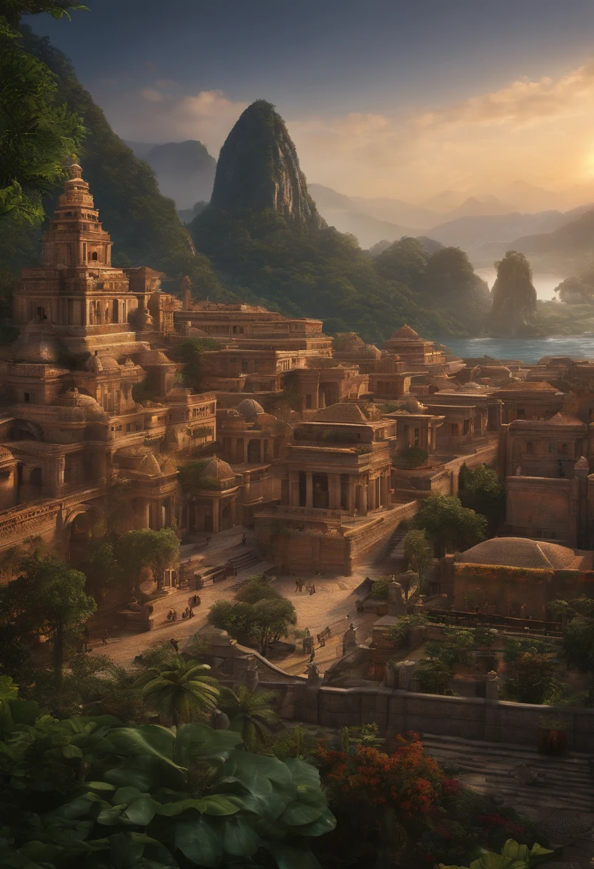 (Ultra photo realsisim, Intricate, epic cinematic scenery), (Mind Destroyers search for the legendary Lost City, full bodyesbian) (In the bustling port), (Intricate, A lot of small details, Amazing lighting, stunning environment), (Colorful, Ultra photo realsisim, High quality, Highly detailed, Sharp focus, 8K UHD, ultra-realistic realism)