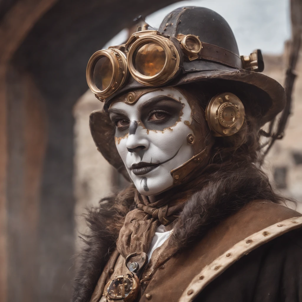 Arte de salpicos cortada, Sapo Steampunk ((fundo branco)), rugido, epic instagram, estilo splash de tinta colorida, Contornos, hiper detalhado intrincadamente detalhado , antástico, detalhes intrincados, tela inicial, cores complementares, arte conceitual de fantasia, 8K resolution, A obra-prima do Deviantart, oil painting, heavy strokes, pingos de tinta, arte splash