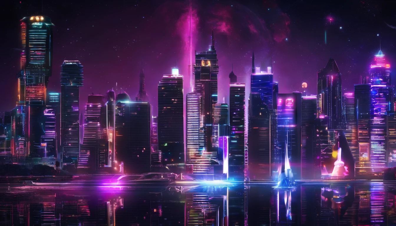 perssonage cyber punk,urban buildings,Neon light, com fundo preto,tmasterpiece,true restoration,aprimore os detalhes,Fujifilm XT3 Uma obra-prima de pintura realista,melhor qualidade,8k UHD,digital SLR camera