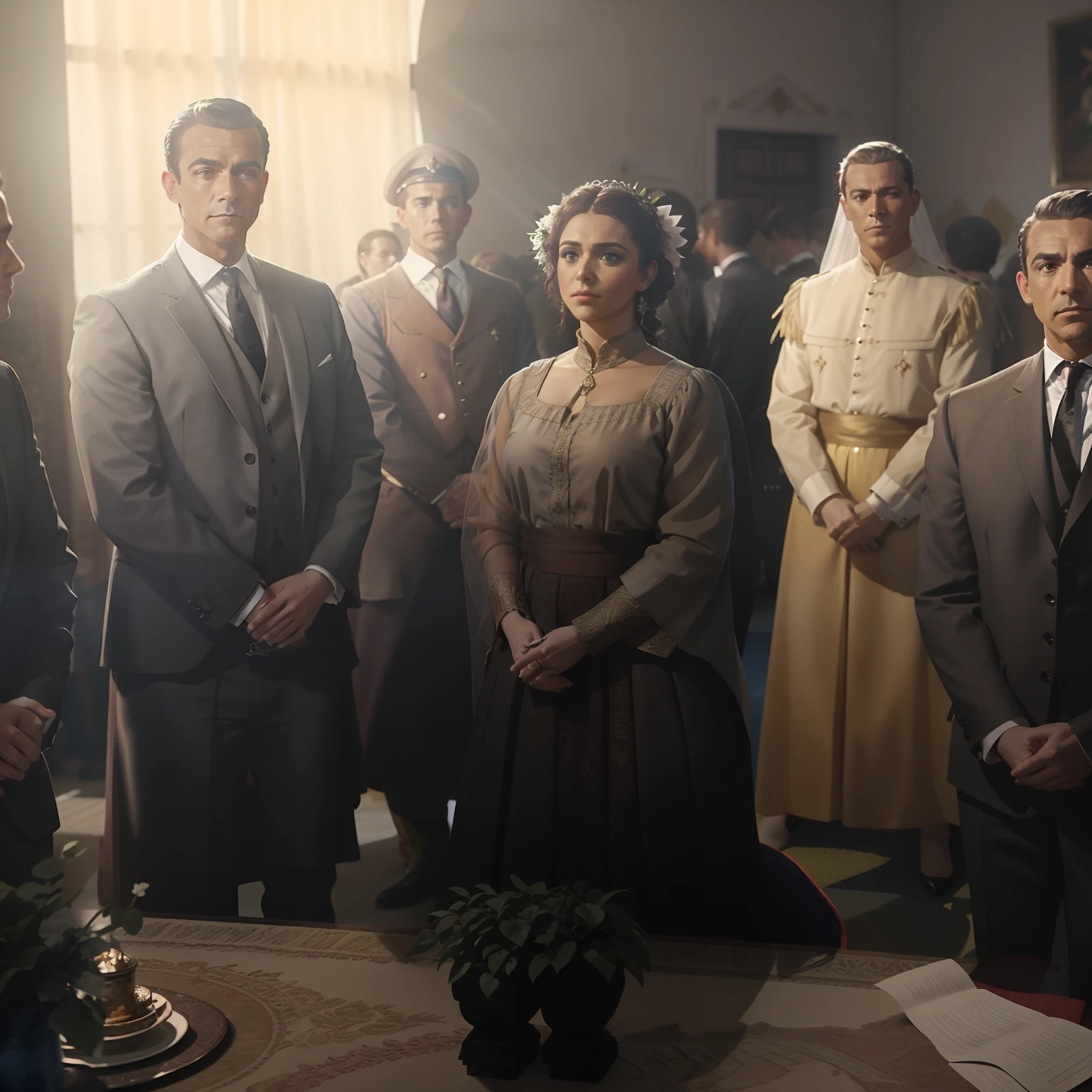 There are many people together in a room, still image from tv series, arte chave, ainda do filme, production photo, kramskoi 4 mil, filme promocional ainda, imagem promocional do filme, promocional ainda grande angular, imagem promocional, Cor ainda, Imagem promocional, cena de abertura, imagem promocional do filme, film still image, ainda do filme