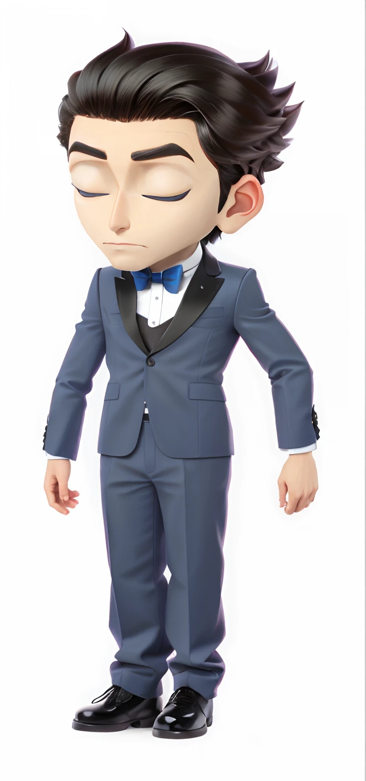 A male,low-contrast, Plain fabric