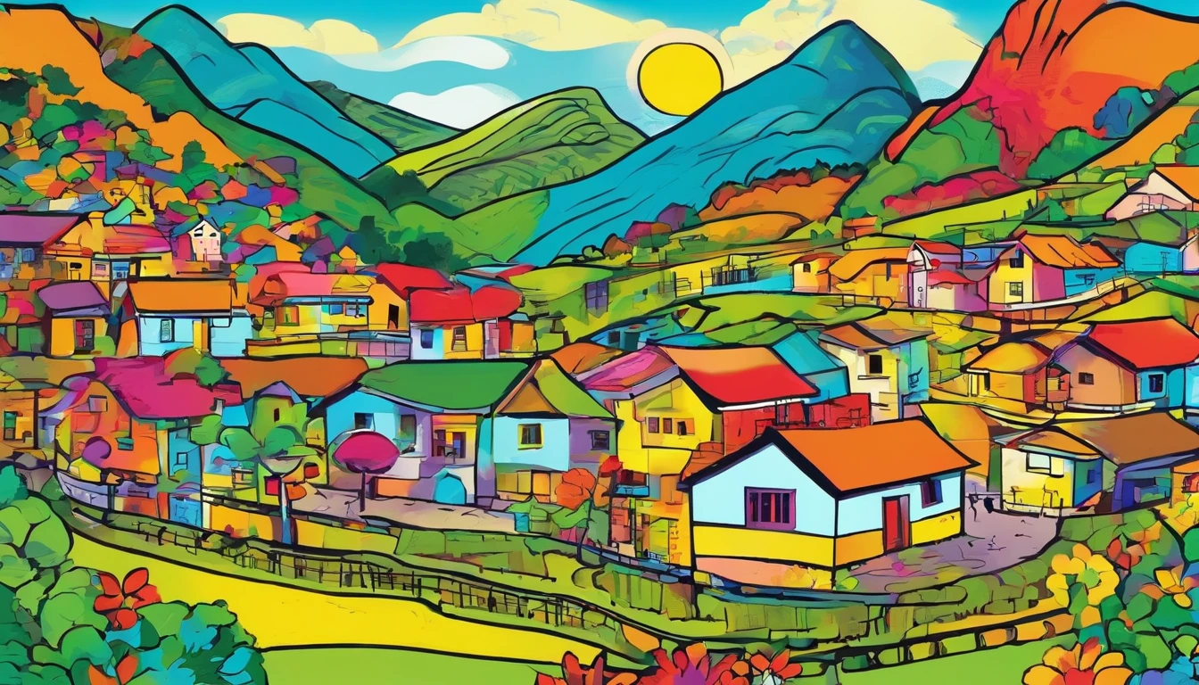 villager, Joyful expression, Peaceful village, Developed villages
A village rich in nature, Joy, Thanks.