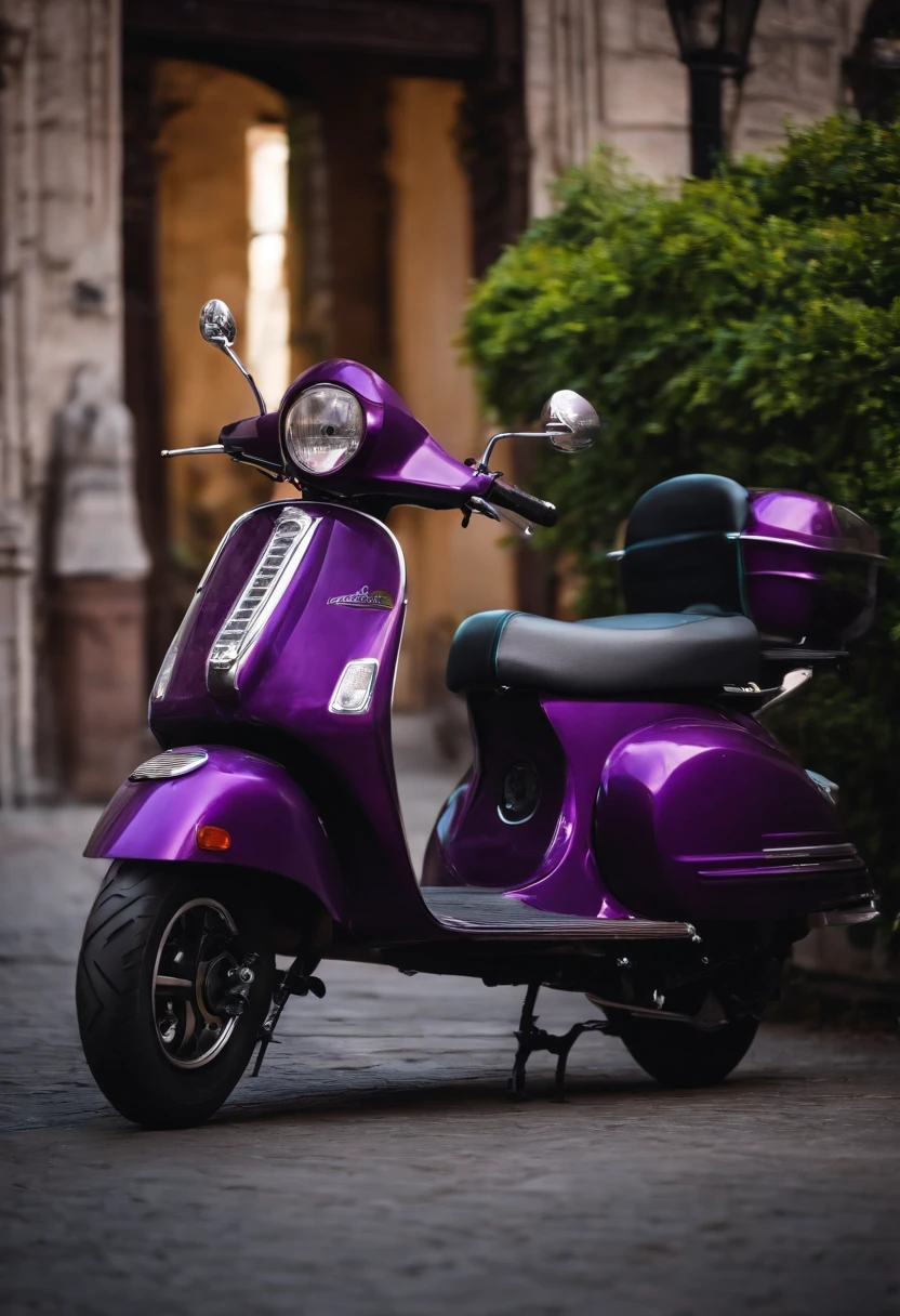 delivry scooter inlusction purple color
