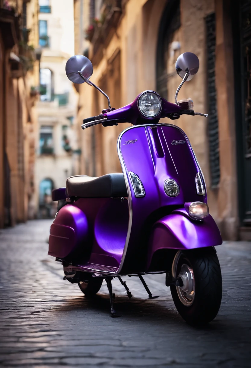 delivry scooter inlusction purple color