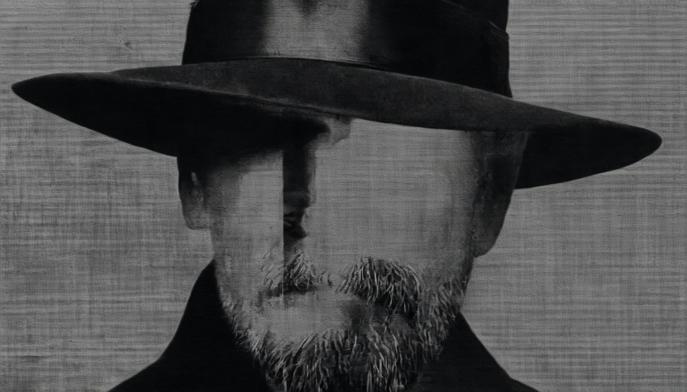 imagem de um homem com barba e terno em cima de uma pilha de ossos, Pierce Brosnan como James Bond, Pierce Brosnan, rosto nitido e detalhado, bonito, homem bonito, homem de cabelos grisalhos escuros, inspired by Józef Brandt, ele tem barba e cabelos grisalhos, serious look, homem atraente, Retrato tirado 8 K, Homem de 5 0 anos, inspirado em George Lucas