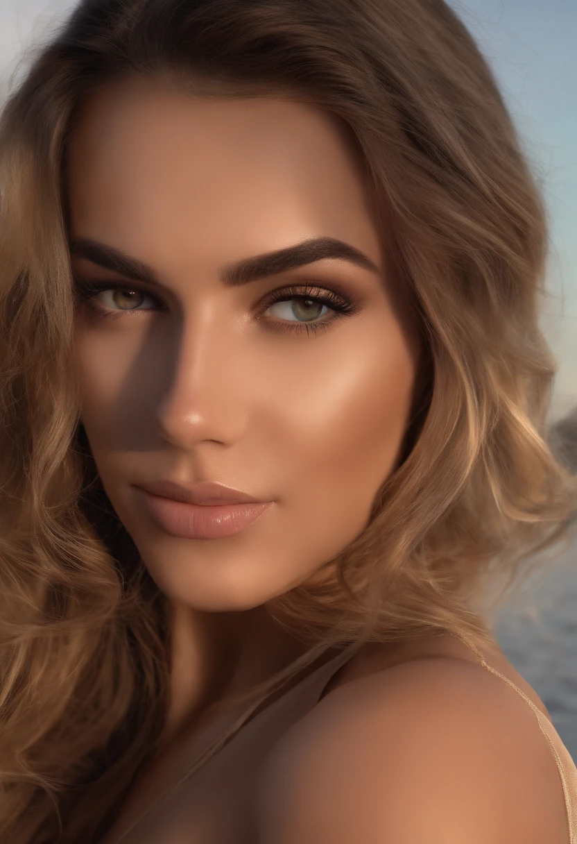(Mikaela Demeter) profissional, (Foto 4k:1.1), (foco nítido:1.3), High detail, Usando (camisa apertada:1.2), Rosto bonito e detalhado, olhos azuis, longos cabelos loiros, (mulher jovem atraente:1.3), (sedutor:1.1), (Corar:1.1), Tipo de corpo ampulheta, Pequeno peito redondo, quadris largos, hyper-realistic