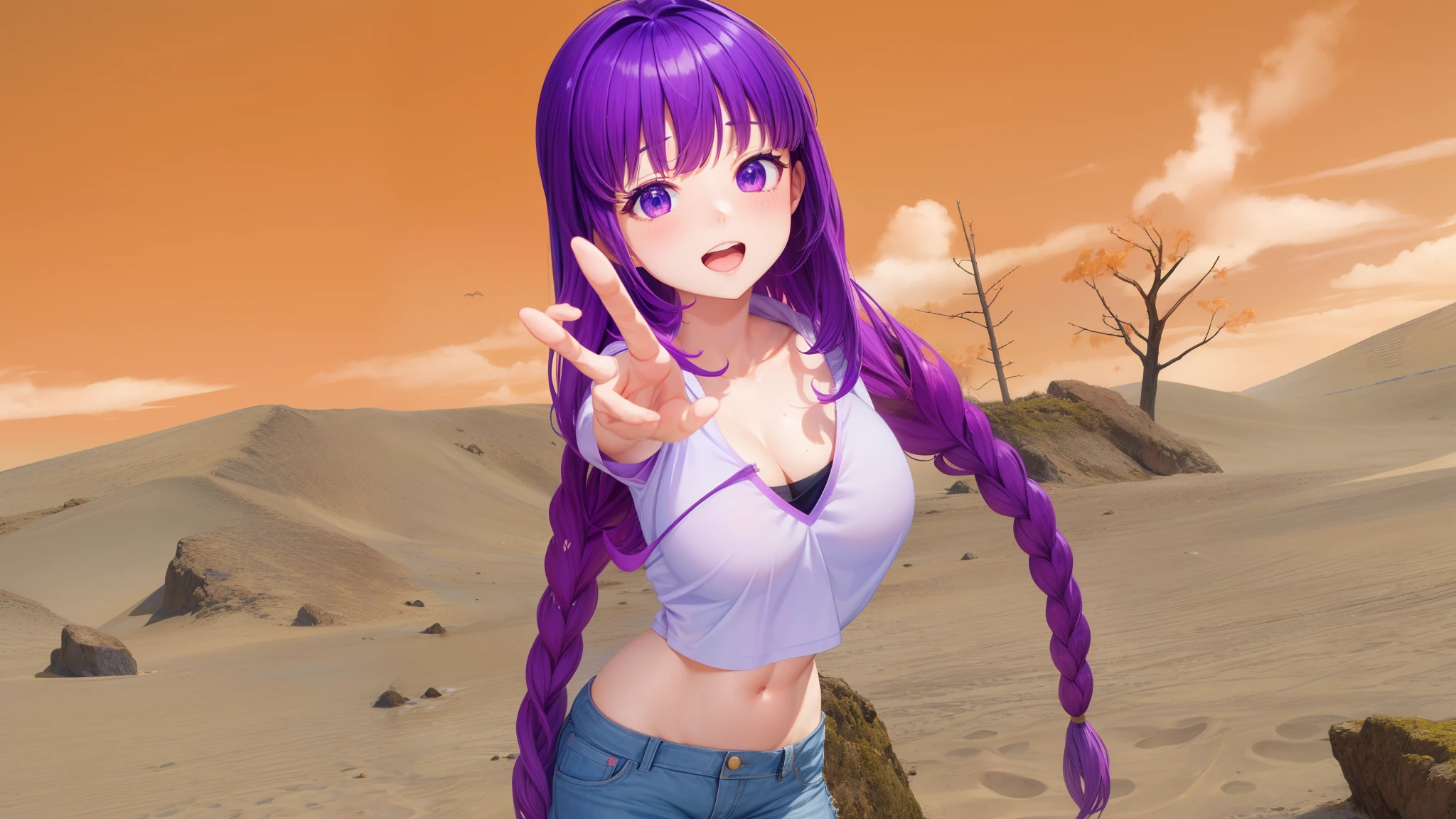 an anime girl、yellow  eyes